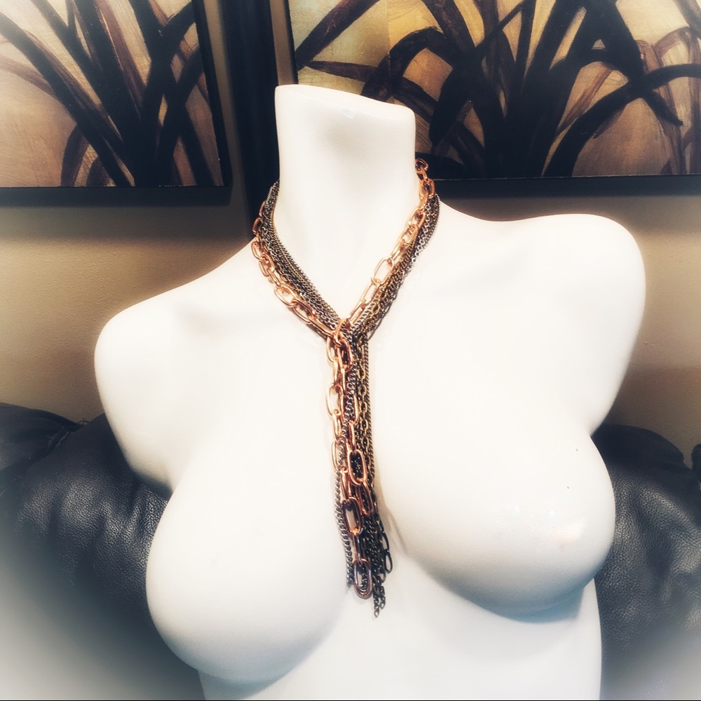 Gemma Redux Multi Metal & Color Chain Necklace - image 2